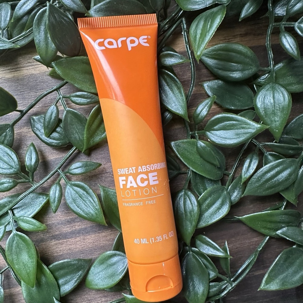 Carpe Sweat Absorbing Face Lotion Fragrance Free 1.35 oz - NEW / SEALED